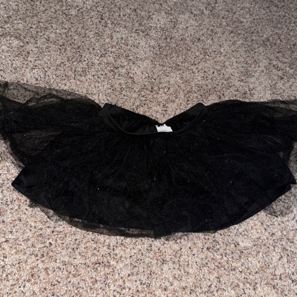 Elegant Black Tulle Skirt
